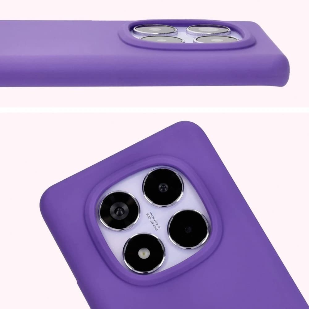 Bizon Soft Case Xiaomi Redmi Note 14 Pro 5G / Poco X7 lila - 5