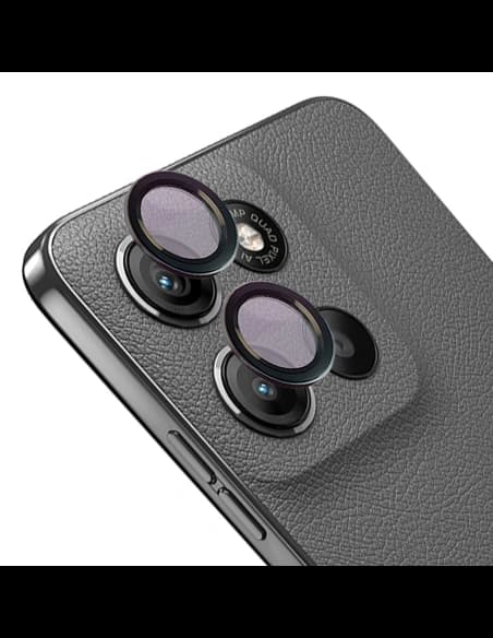 Bizon Glass Snap Lens Motorola Moto G15 / G15 Power cadru negru