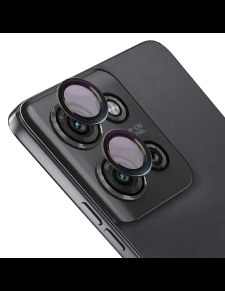 Bizon Glass Snap Lens Motorola Moto G75 5G cadru negru