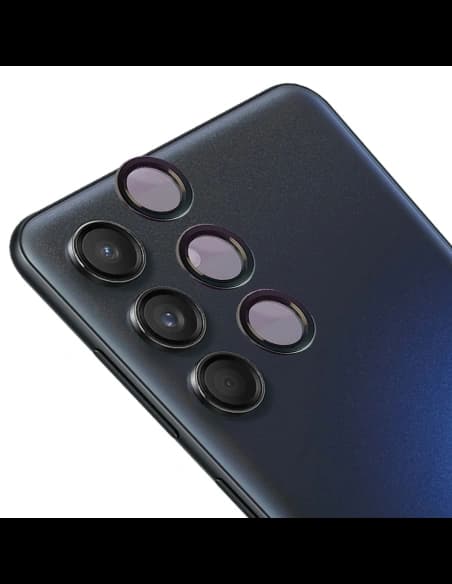 Bizon Glass Snap Lens Samsung Galaxy M55 5G schwarzer Rahmen