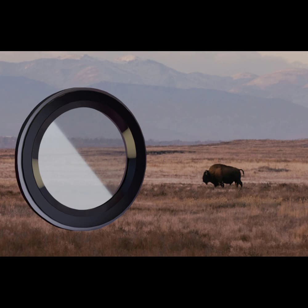 Bizon Glass Snap Lens Samsung Galaxy M55 5G schwarzer Rahmen - 3