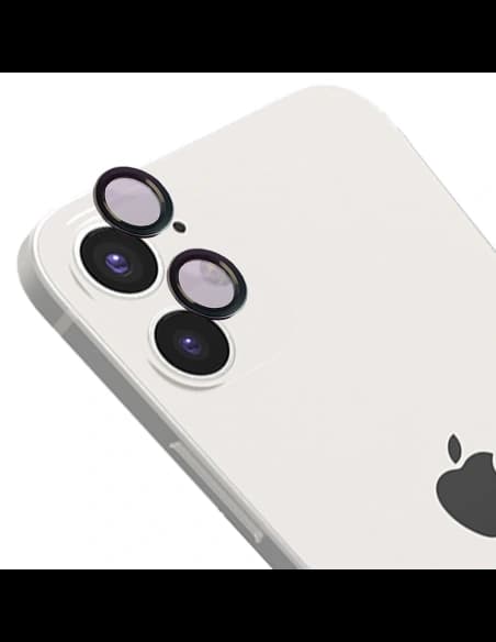 Bizon Glass Snap Lens Apple iPhone 12 / 12 Mini / 11 cadru negru