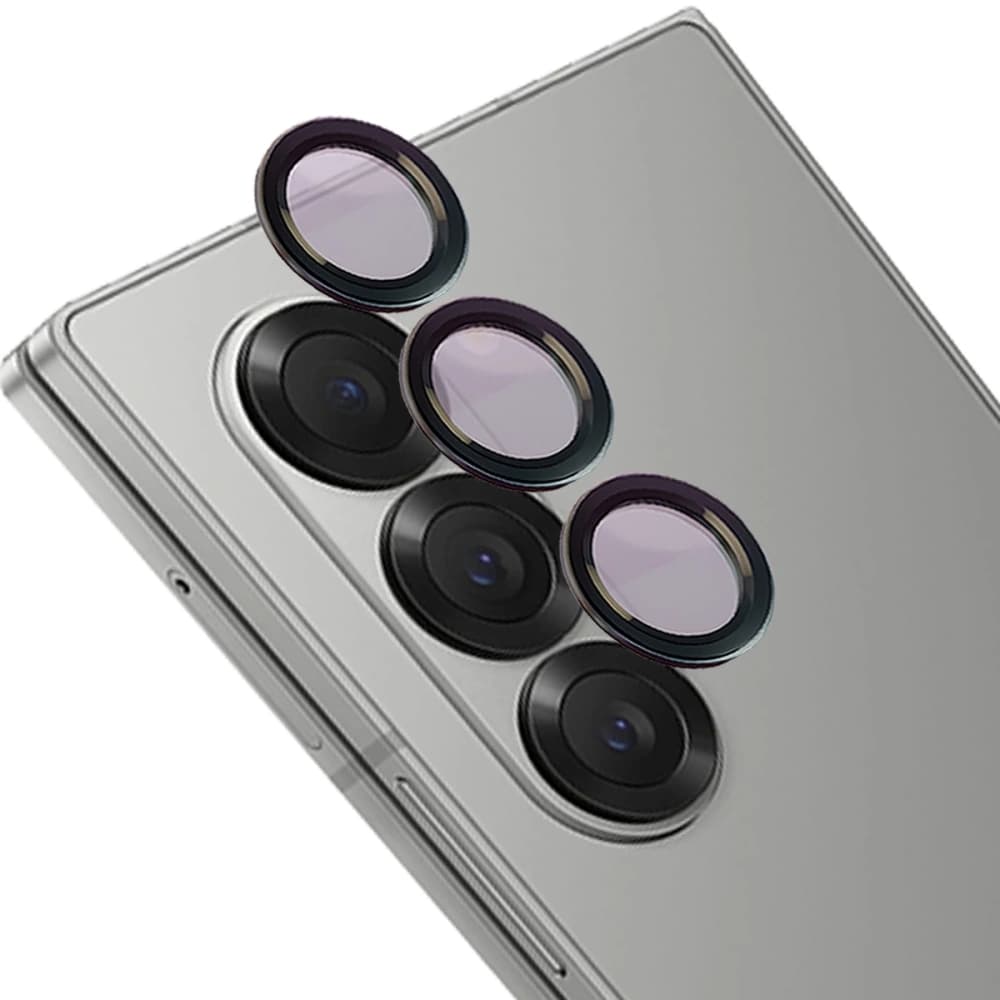 Bizon Glass Snap Lens Samsung Galaxy Z Fold6 black frame - 1