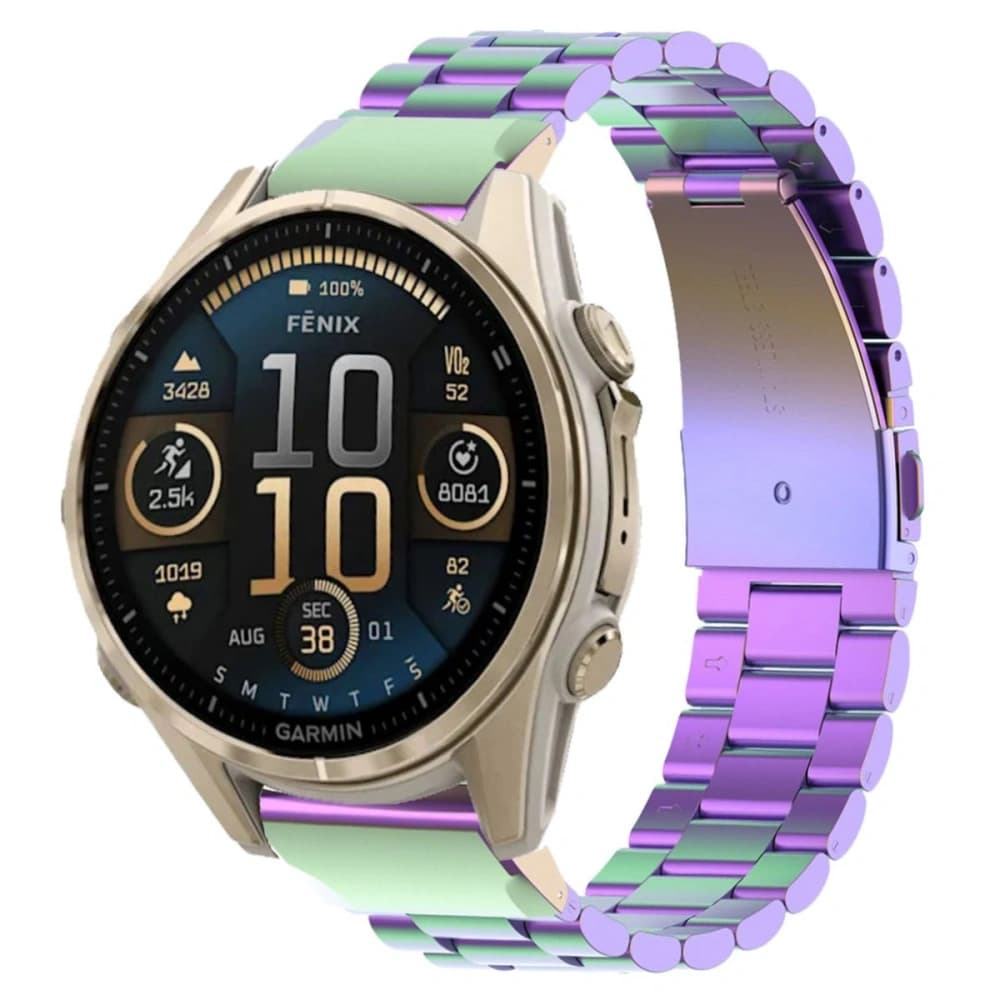 Bizon Strap Óra Aura Okosóra 20mm szivárvány - 2