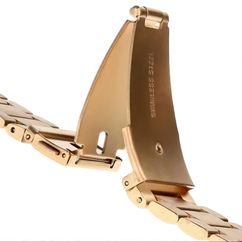 Bizon náramkové hodinky Aura Smartwatch 20mm růžové zlato - 4