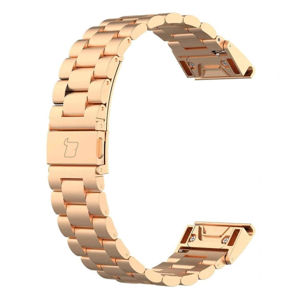 Bizon náramkové hodinky Aura Smartwatch 20mm růžové zlato - 5