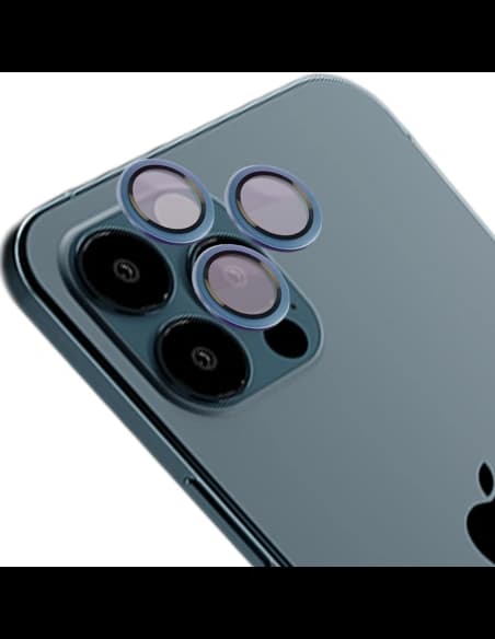 Bizon Glass Snap Lens Apple iPhone 12 Pro Max marine Rahmen