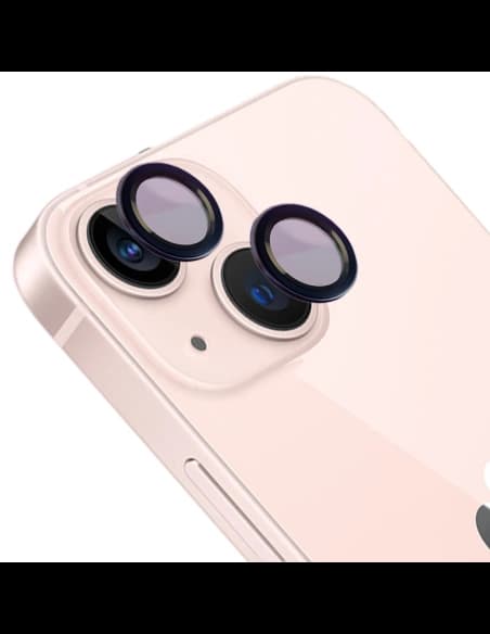 Bizon Glass Snap Lens Apple iPhone 13 / 13 Mini schwarzer Rahmen