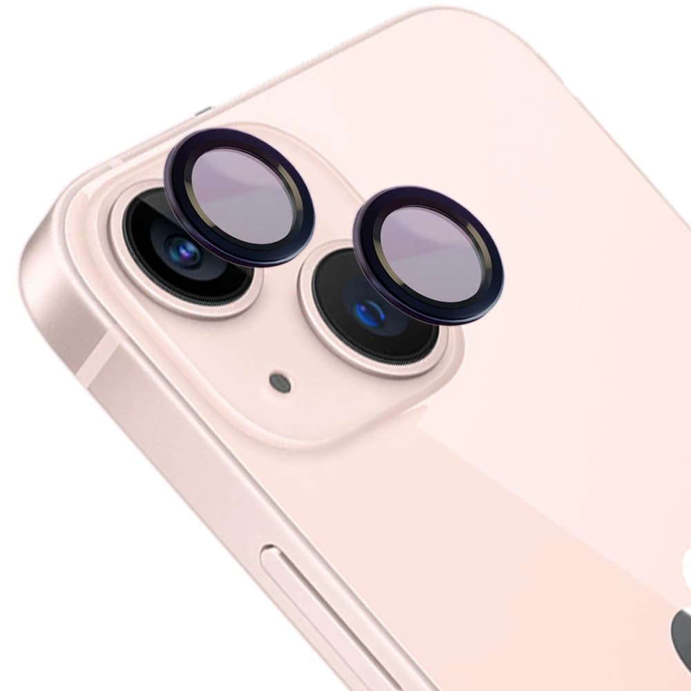 Bizon Glass Snap Lens Apple iPhone 13 / 13 Mini černý rám - 1