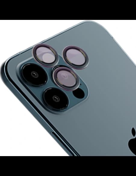 Bizon Glass Snap Lens Apple iPhone 12 Pro Max grauer Rahmen