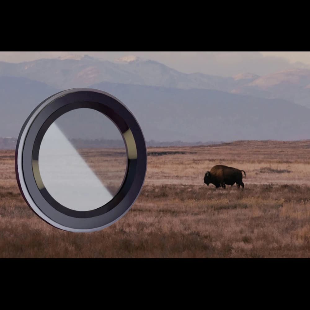 Bizon Glass Snap Lens Apple iPhone 12 Pro Max grey frame - 3