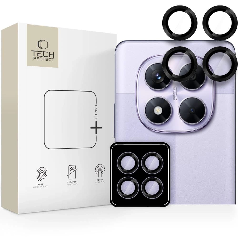 Tech-Protect Camring Pro+ Xiaomi Redmi Note 14 Pro 5G / Poco X7 5G Schwarz - 1