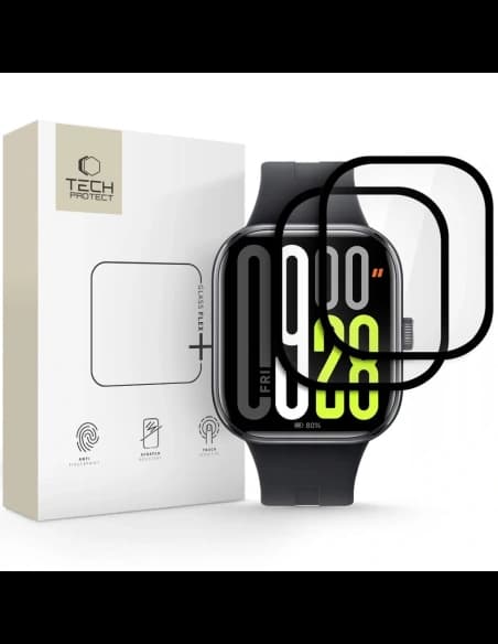 Tech-Protect Glass Flex+ Xiaomi Redmi Watch 5 Schwarz [2 PACK]