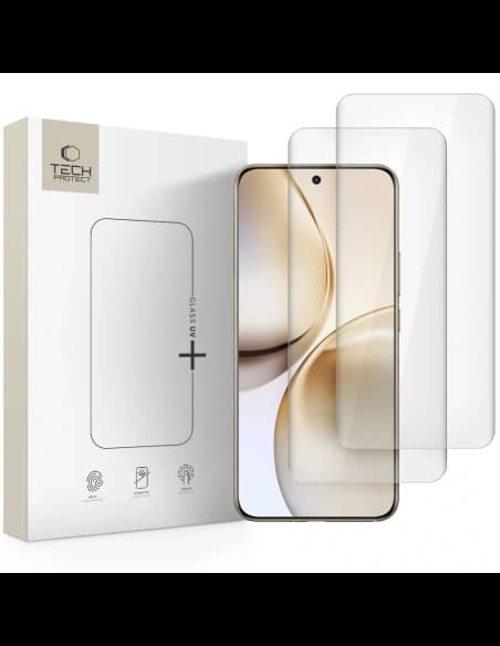 Tech-Protect Glas UV+ Realme 14 Pro+ Plus 5G Klar [2 PACK]