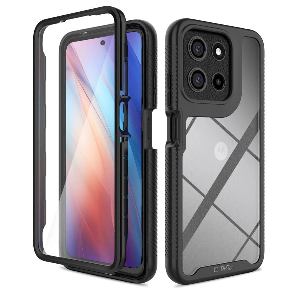 Tech-Protect Apărare Motorola Moto G15 / G15 Power / G05 / E15 Negru - 1