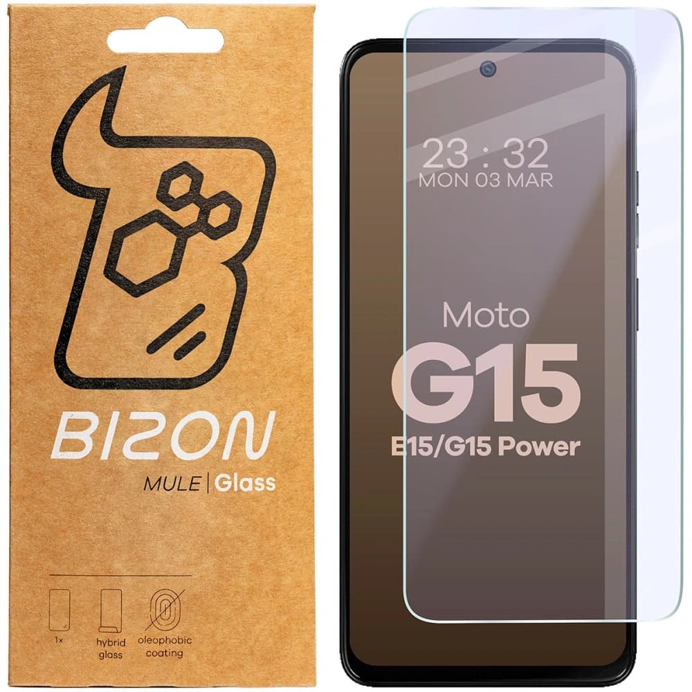 Bizon Glass Mule Motorola Moto G15 / G15 Power / E15 - 1