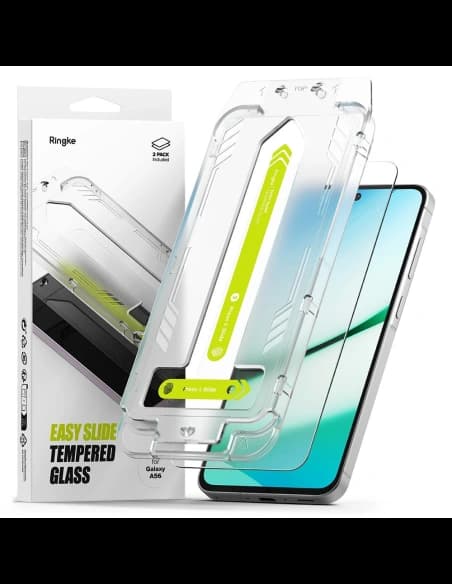 Ringke Easy Slide Samsung Galaxy A56 5G Clear [2 PACK]