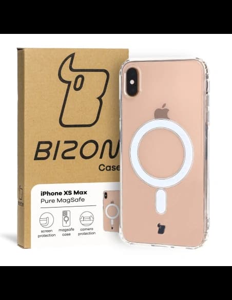 Bizon Case Pure Magnetic Apple iPhone XS Max klar