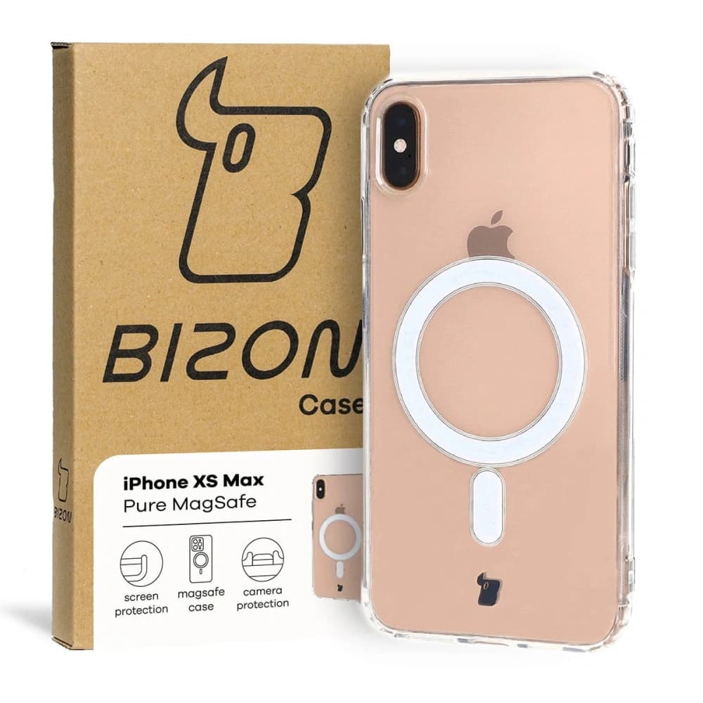 Bizon Case Pure Magnetic Apple iPhone XS Max klar - 1