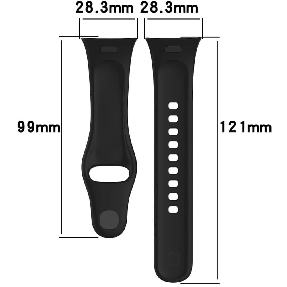 Bizon Strap Uhr Punkte Xiaomi Redmi Uhr 3 schwarz - 2