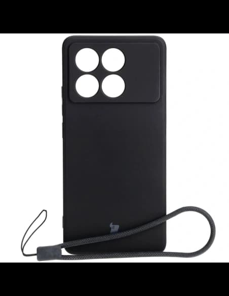 Bizon Case Silicone Sq Xiaomi Poco X6 Pro black