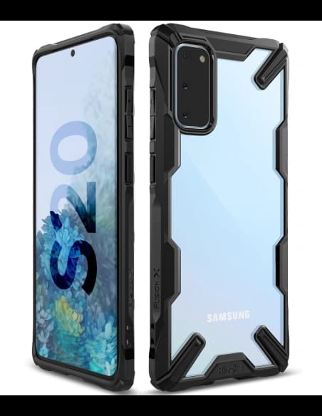 [OUTLET] Etui Ringke Fusion-X Samsung Galaxy S20 Schwarz
