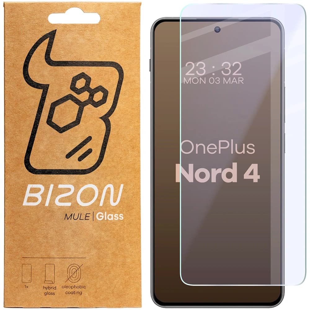 Bizon Glass Mule Flexible hybrid glass Hybrid Glass OnePlus Nord 4 - 1