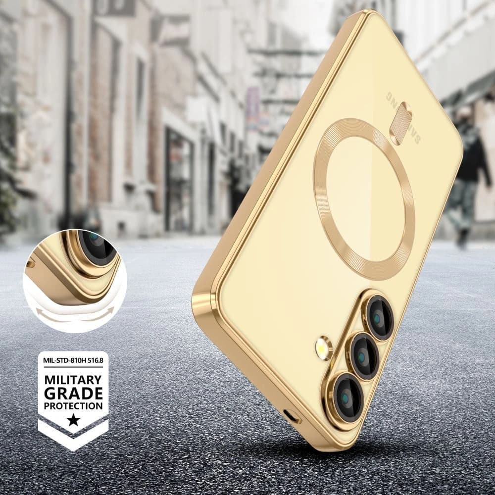 Tech-Protect Magflex MagSafe Samsung Galaxy A26 5G Glänzendes Gold - 4