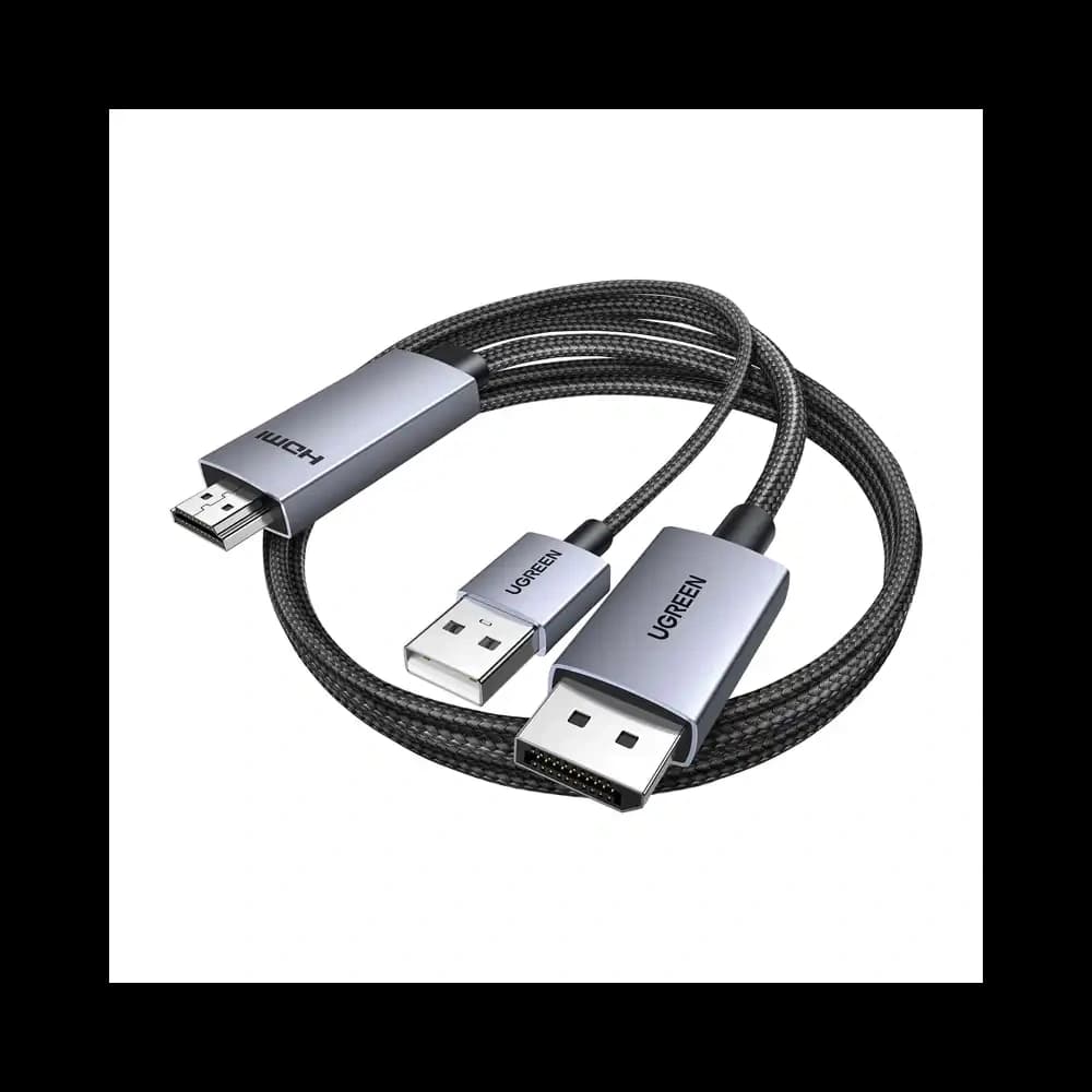 UGREEN HD169 DisplayPort / HDMI 4K 60Hz 2m (fekete) - 1