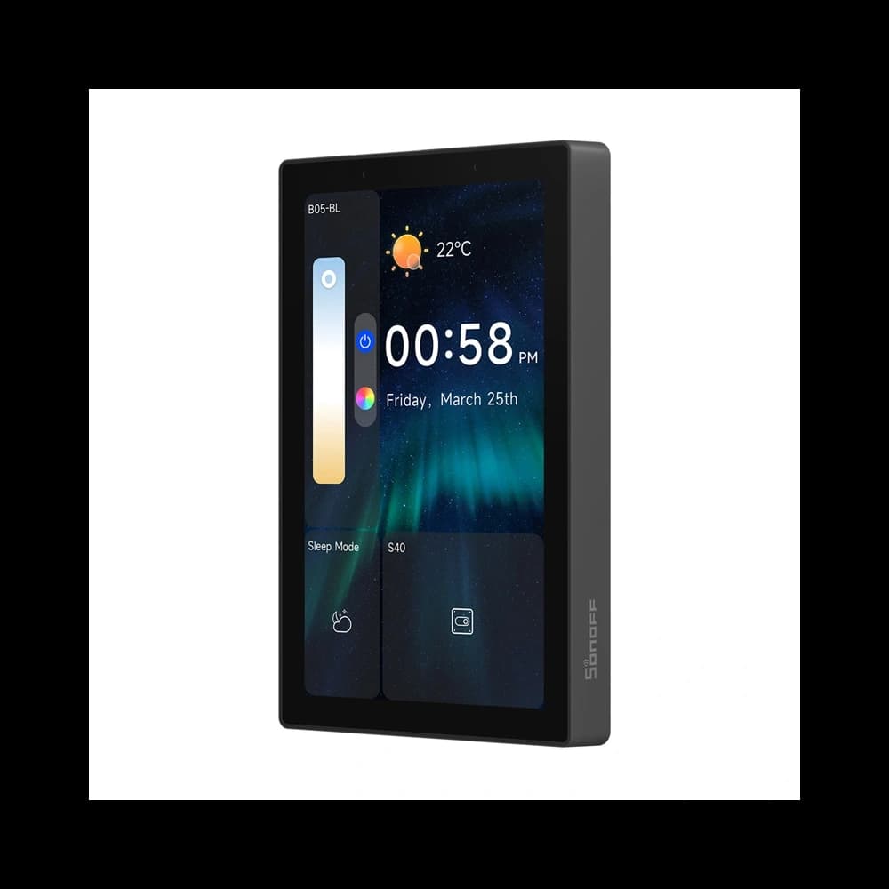 Panoul de control WiFi/Bluetooth/ZigBee Matter SONOFF NSPanel Pro 120 (negru) - 2