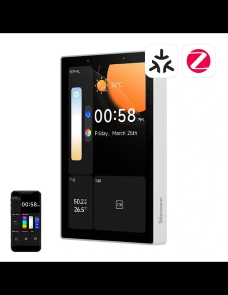 WiFi/Bluetooth/ZigBee Matter vezérlőpanel SONOFF NSPanel Pro 120 (fehér)
