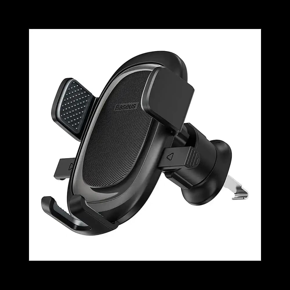 Baseus Suport auto UltraControl Pro pentru telefon (negru) cu prindere pe cockpit / grilă - 5