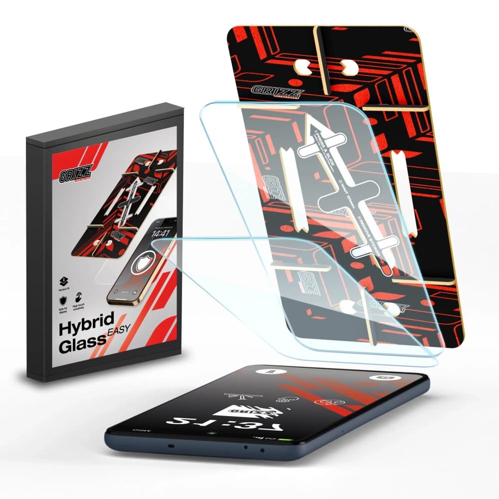 GrizzGlass HybridGlass Ușor Xiaomi Redmi Note 13 Pro 5G [2 PACHET] - 1