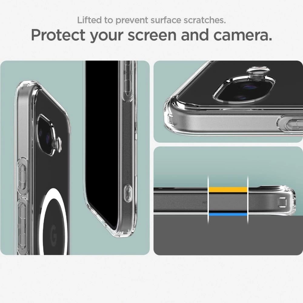 Spigen Ultra Hybrid Mag MagSafe Google Pixel 9a Clear/white - 12