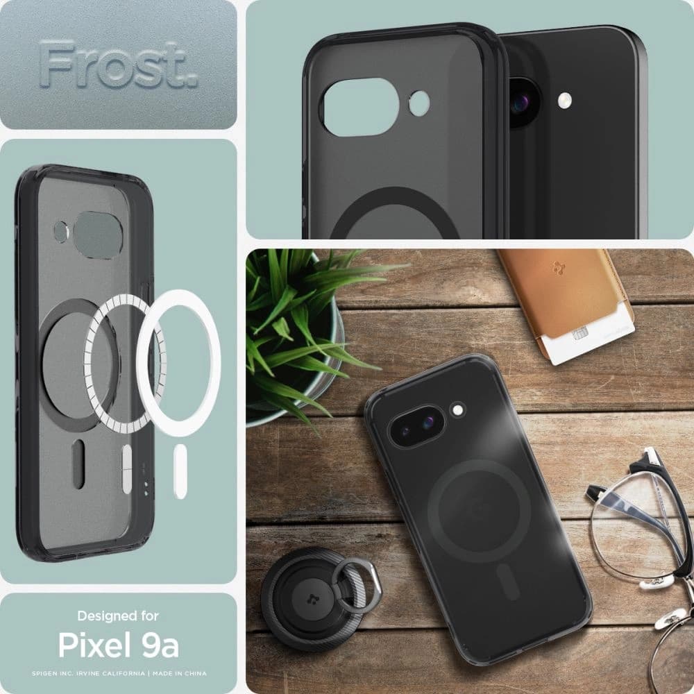 Spigen Ultra Hybrid Mag MagSafe Google Pixel 9a Frost Black - 9
