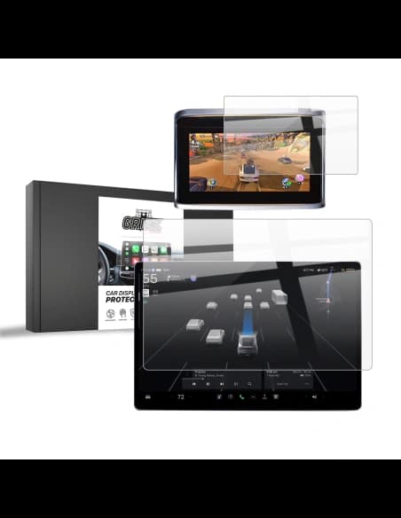 Ceramic GrizzGlass CarDisplay Protection Tesla Model X Facelift (2025) [2in1]