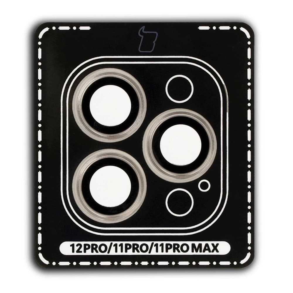 Bizon Glass Snap Lens Apple iPhone 12 Pro / 11 Pro / 11 Pro Max zlatý rám - 2