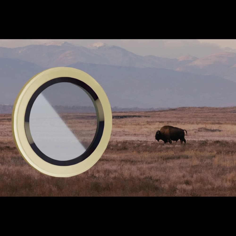 Bizon Glass Snap Lens Apple iPhone 12 Pro / 11 Pro / 11 Pro Max zlatý rám - 3