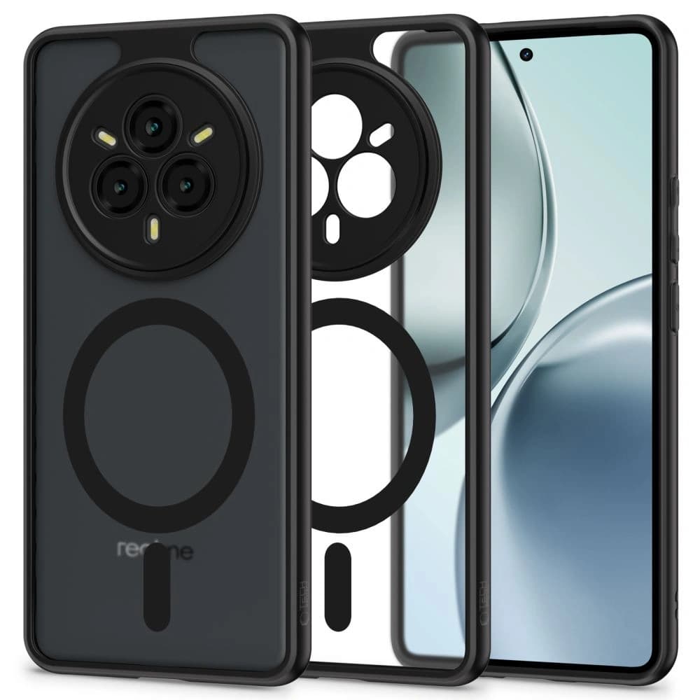 Tech-Protect Magmat MagSafe Realme 14 Pro 5G Matt Fekete - 1