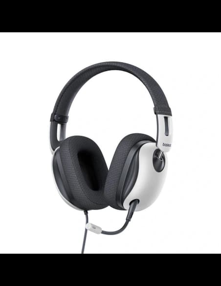 Baseus GoPlay 1Max 3.5mm căști de gaming cu fir in-ear (alb)