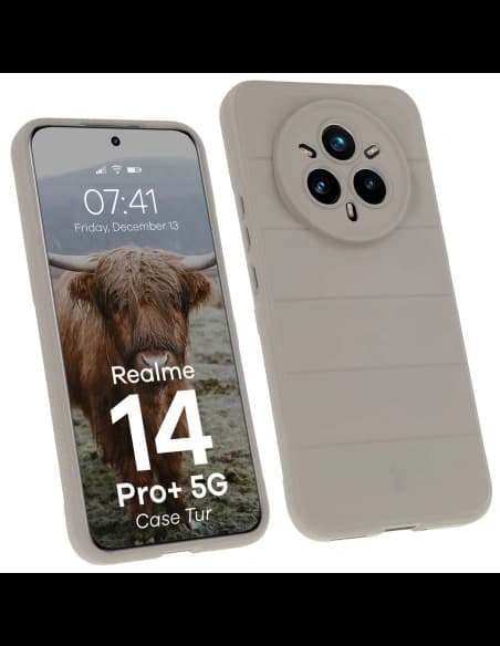 Bizon Case Tur Realme 14 Pro+ Plus 5G világosszürke