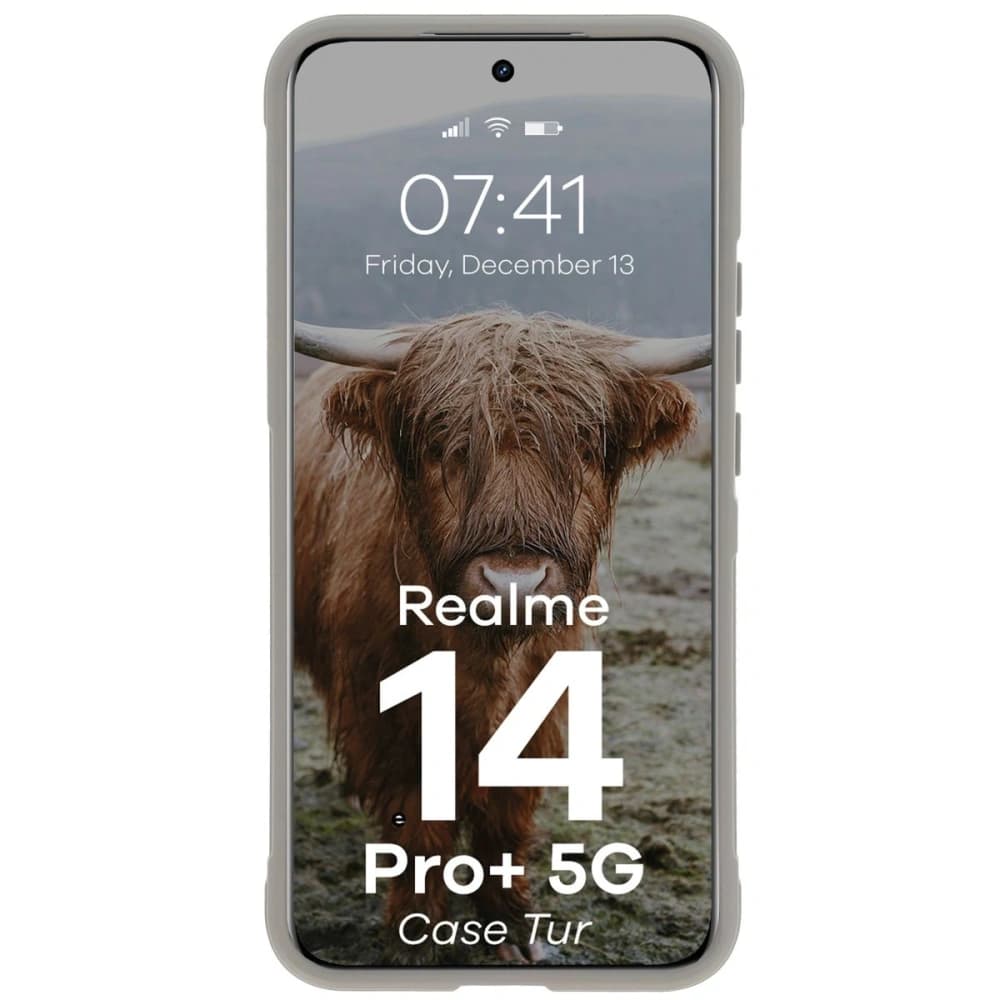 Bizon Case Tur Realme 14 Pro+ Plus 5G világosszürke - 5