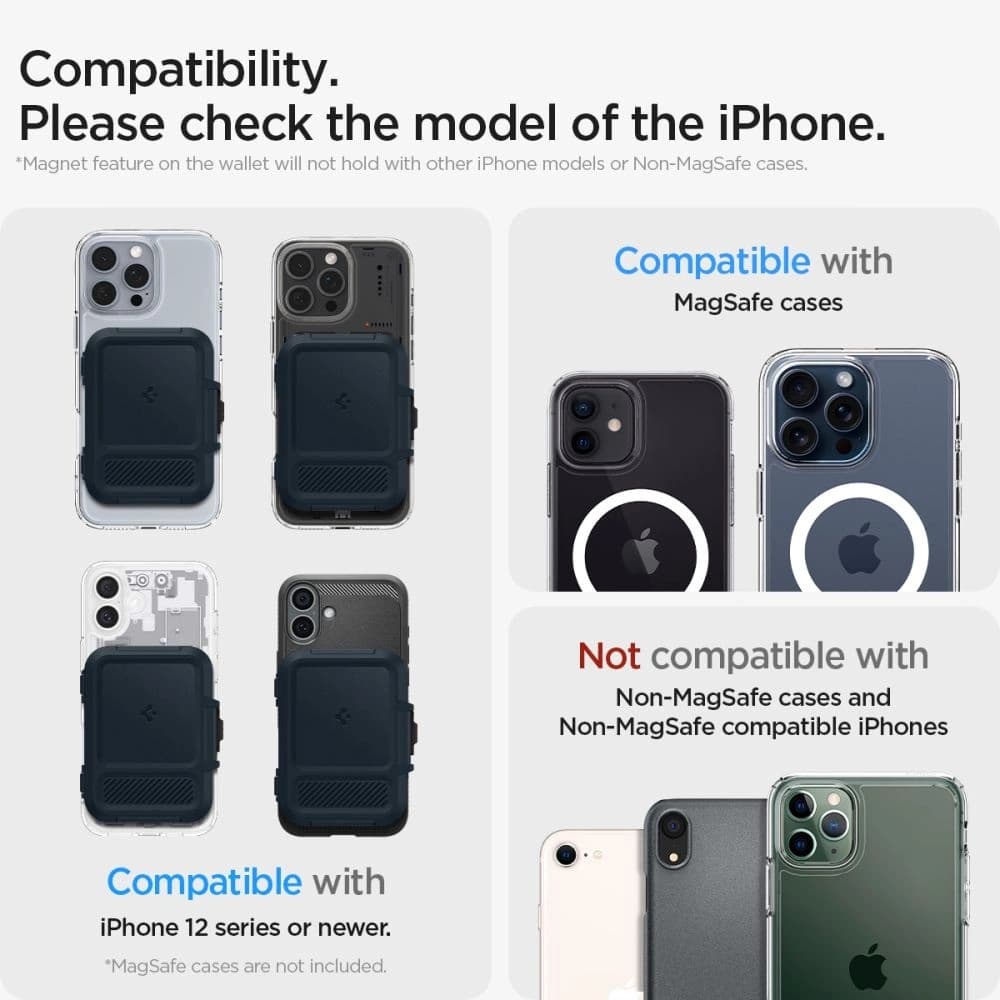 Spigen Lock Fit MagSafe Universal Magnetic Suport pentru Carduri Metal Slate - 14