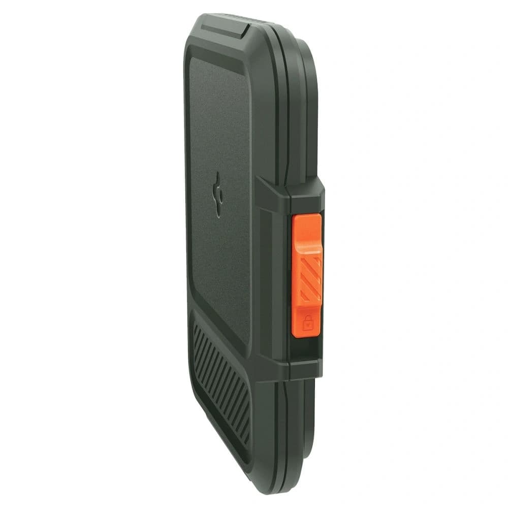 Spigen Lock Fit MagSafe Universal Magnetic Suport pentru Carduri Verde Militar - 7