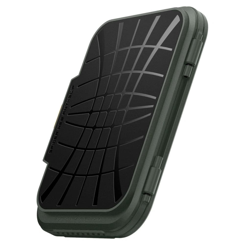 Spigen Lock Fit MagSafe Universal Magnetic Suport pentru Carduri Verde Militar - 11