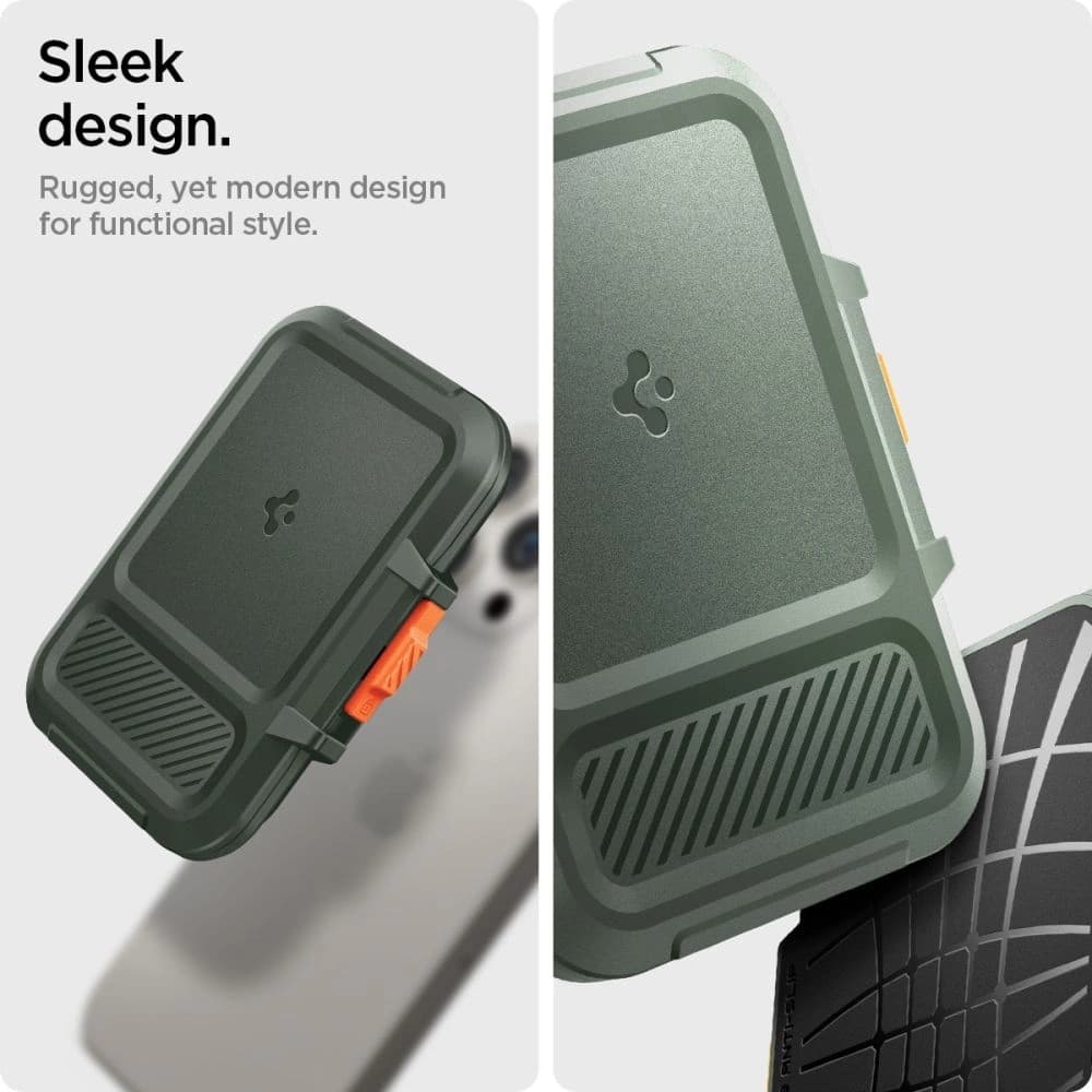 Spigen Lock Fit MagSafe Universal Magnetic Suport pentru Carduri Verde Militar - 20