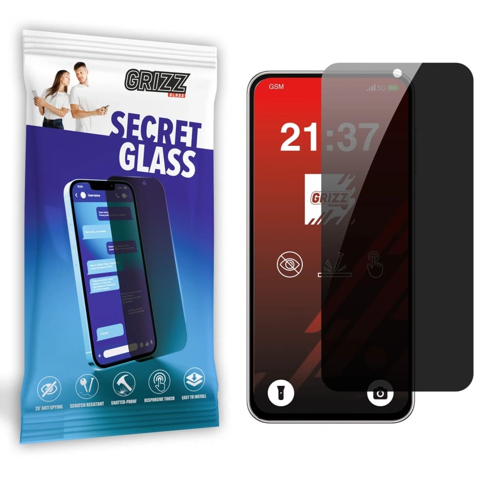 GrizzGlass Matte SecretGlass Samsung Galaxy M16 - 1