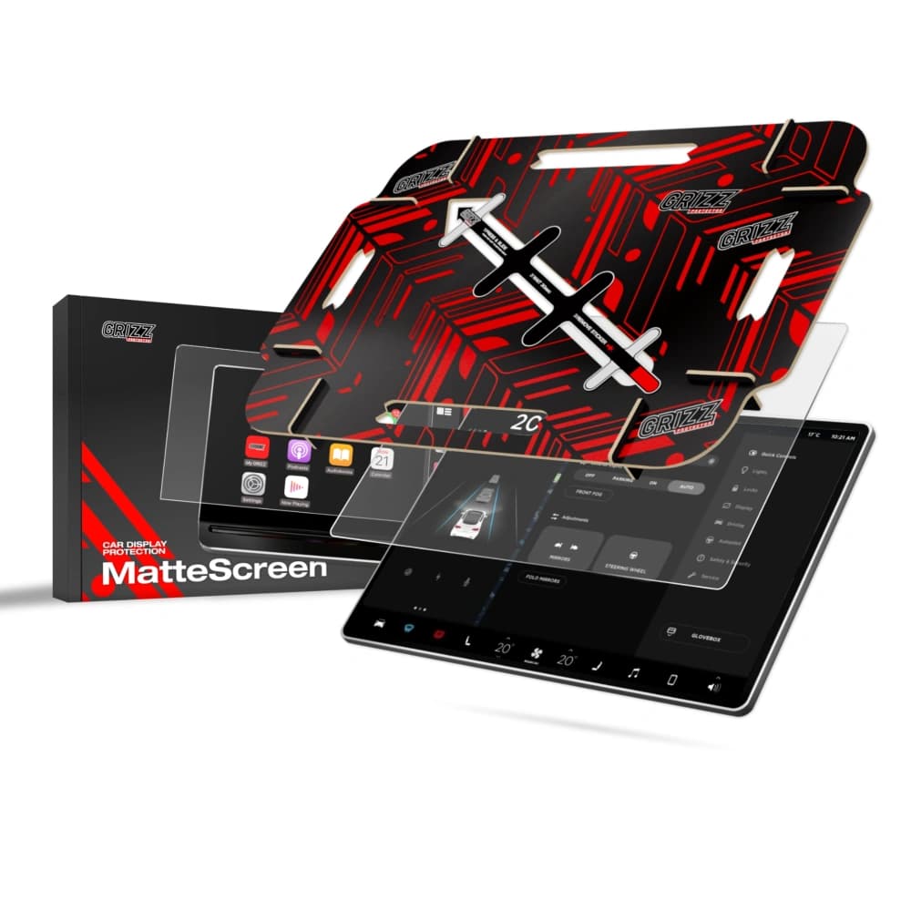 GrizzGlass CarDisplay MatteScreen Easy Tesla Y Juniper (2024-2025) - 1