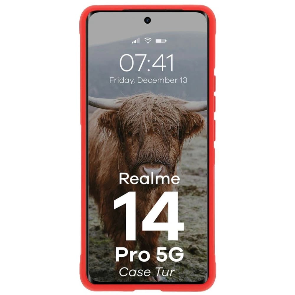 Pancéřové pouzdro Bizon Case Tur pro Realme 14 Pro 5G červené - 5