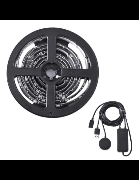 Bandă LED autocolantă Baseus GAMO cu telecomandă, RGB, 5W, 1,5m